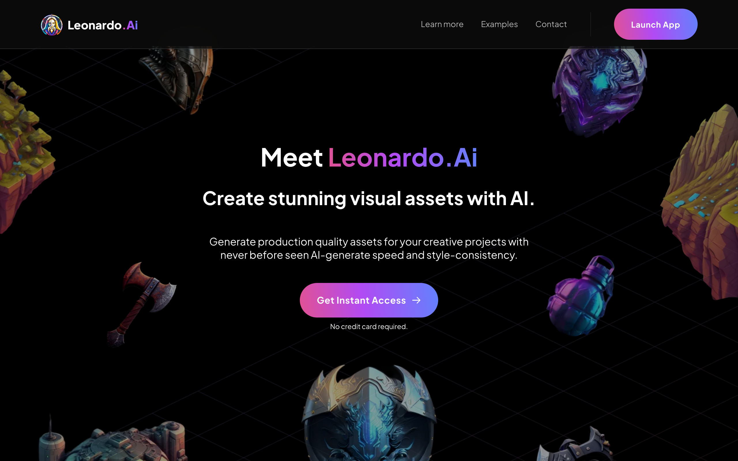 Captura de pantalla de Leonardo.Ai