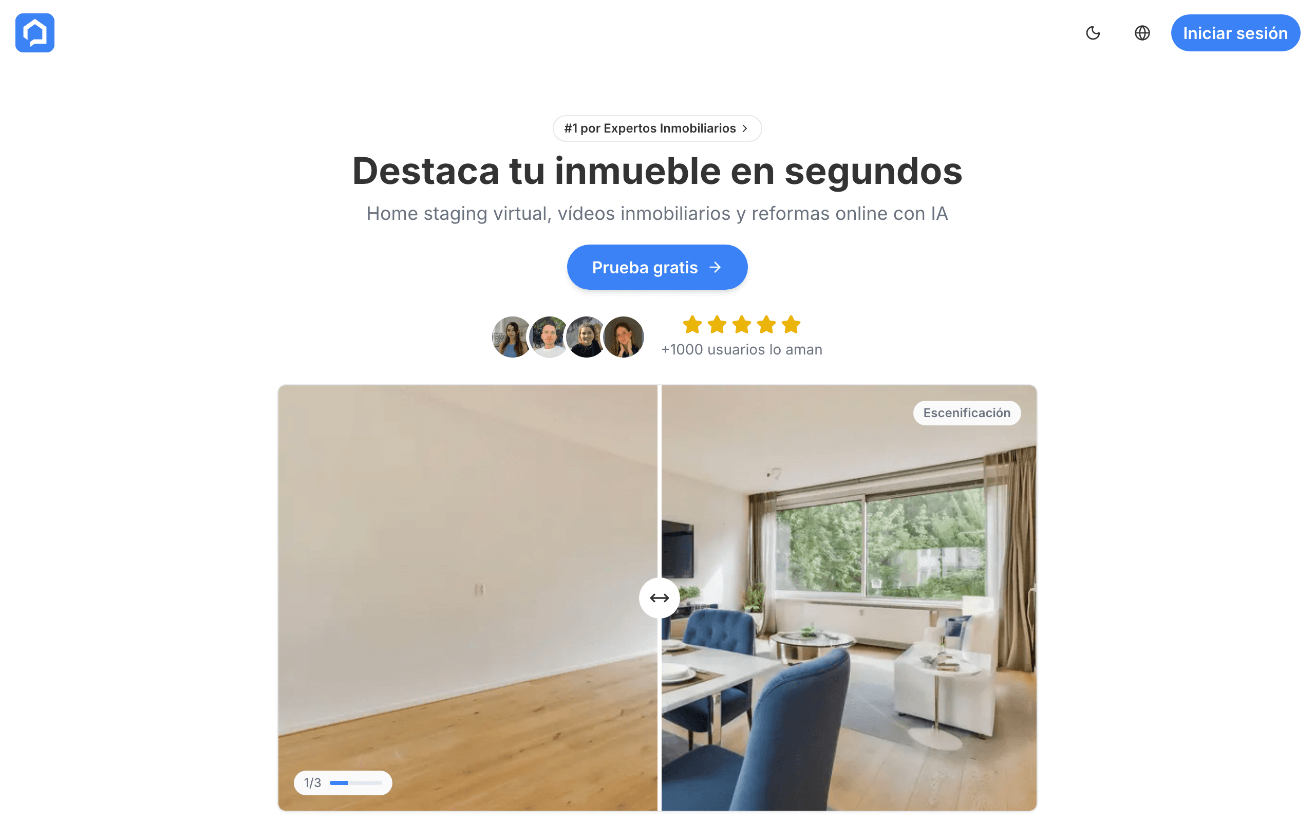 Captura de pantalla de Nouroom AI